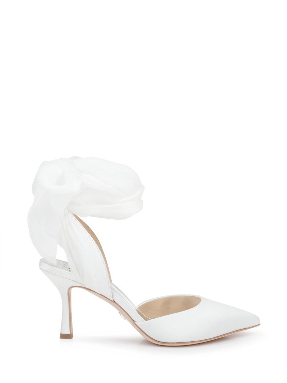 Badgley Mischka Blaze Satin Bow Stilettos